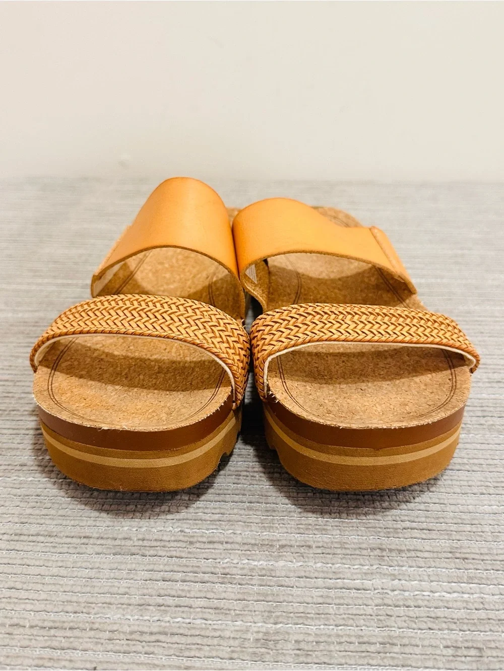 Reef Cushion Vista Hi Womens Platform Fashion Sandal Natural Braid Size 10
